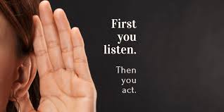 listen and act
